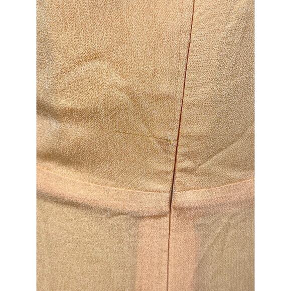 SAU LEE Helene One Shoulder Ruched Draped Canary Yellow Maxi Dress Size 6 - Picture 7 of 9